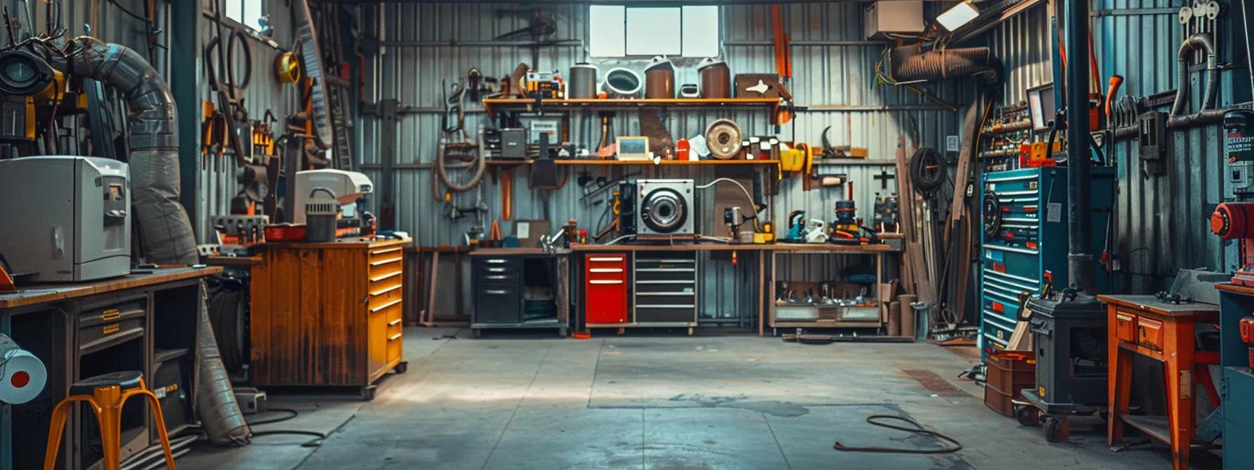 a modern hvac technician stands in a sleek, well-lit office space, meticulously adjusting high-efficiency equipment while referencing savannah's precise installation standards displayed prominently on a digital tablet.