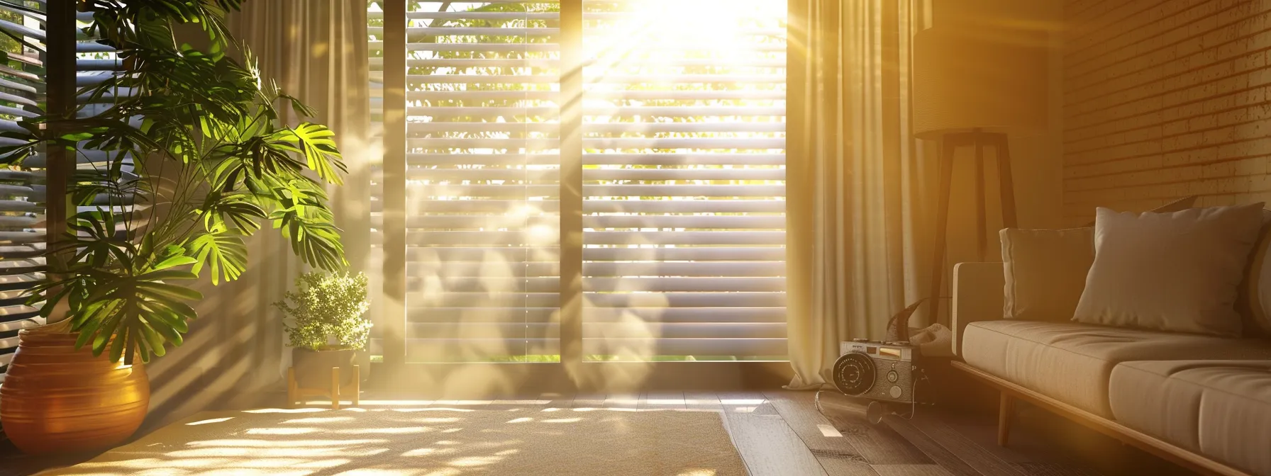 a sunlit room with fresh, clean air flowing through newly cleaned ducts, showcasing a peaceful and healthy living environment.